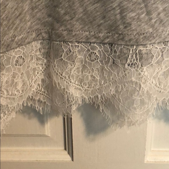 J. Crew Short Sleeve Shirt with Lace Hem - Picture 4 of 5